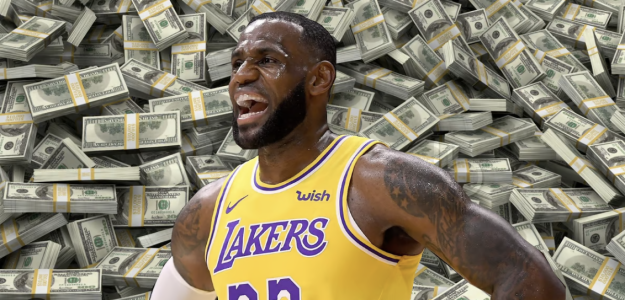 LeBron James, estrella de Los Angeles Lakers. 