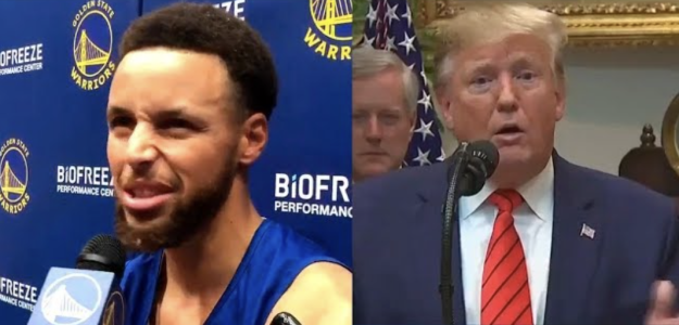 Stephen Curry does not agree with Donald Trump's policies