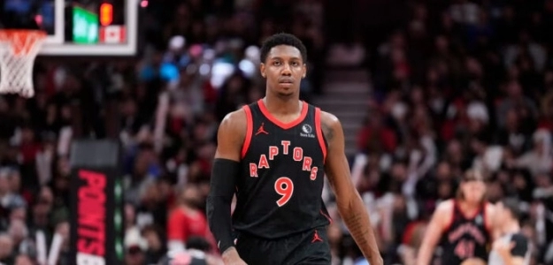 RJ Barrett, player for the Toronto Raptors.