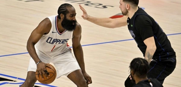 James Harden defended by Luka Doncic.