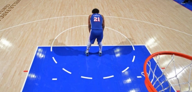 Joel Embiid, pressure. Photo: gettyimages