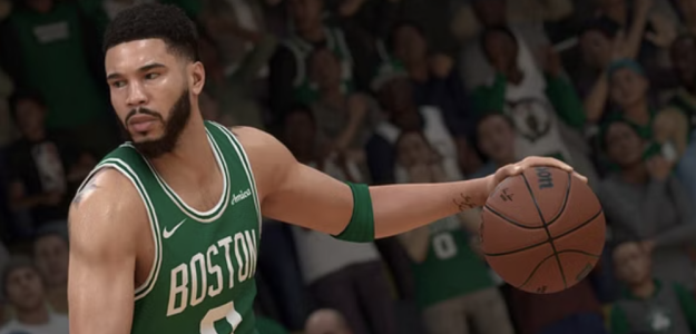 Jayson Tatum in NBA 2K25.