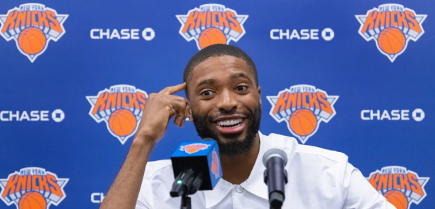 Mikal Bridges, New York Knicks player.