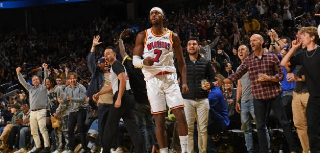 Buddy Hield, triples con Warriors. Foto: gettyimages