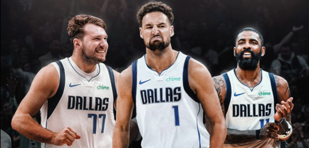 Klay Thompson seeks his first ring with Dallas Mavericks alongside Kyrie Irving and Klay Thompson.