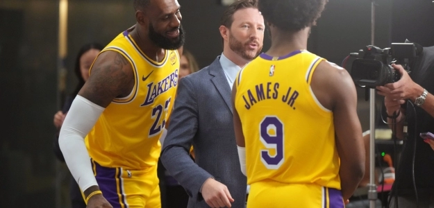 LeBron James y su hijo Bronny