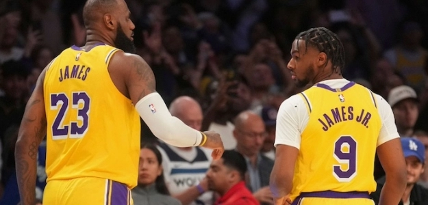 LeBron James and Bronny