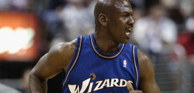 Michael Jordan with the Washington Wizards