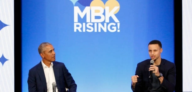 Obama, quinteto ideal NBA. Foto: gettyimages