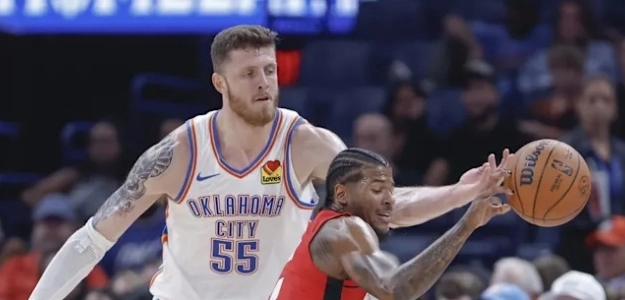 Isaiah Hartenstein, jugador de Oklahoma City Thunder.