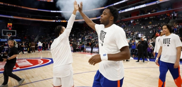 Knicks' Gesture. Photo: gettyimages
