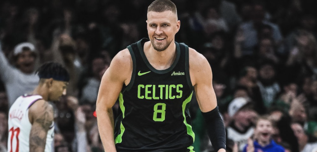 Kristaps Porzingis, jugador de Boston Celtics, está de vuelta. 