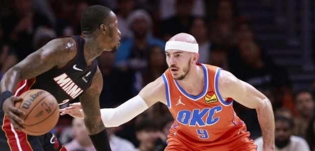 Alex Caruso, jugador de Oklahoma City Thunder.