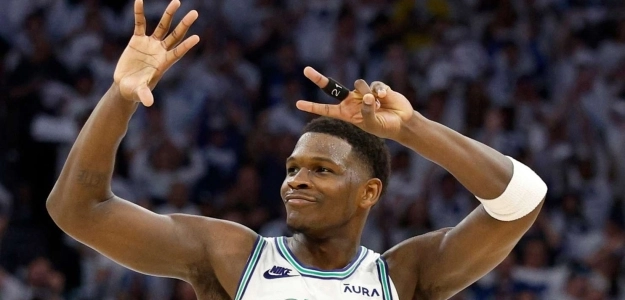 Anthony Edwards, star of the Minnesota Timberwolves.