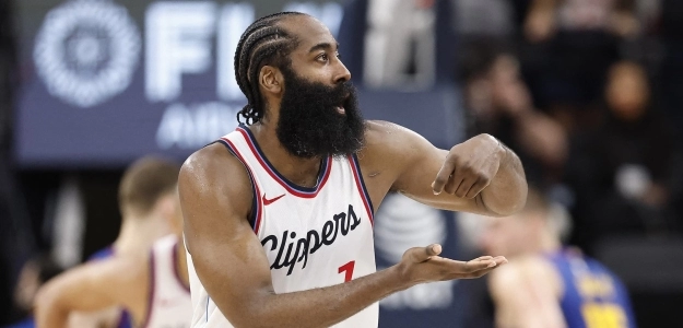 James Harden, star of the Los Angeles Clippers.