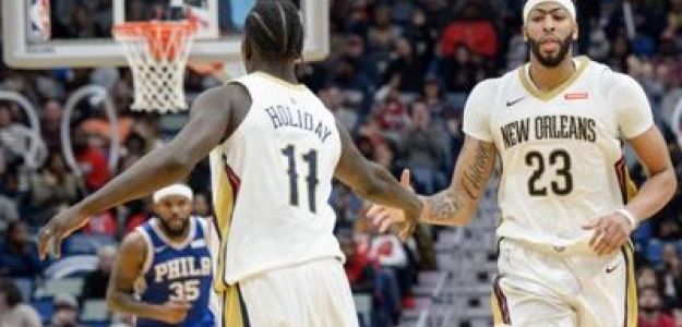 Jrue Holiday y Anthony Davis