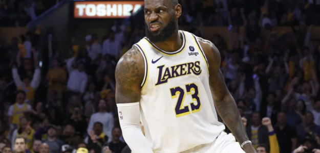 LeBron James, star of the Los Angeles Lakers.