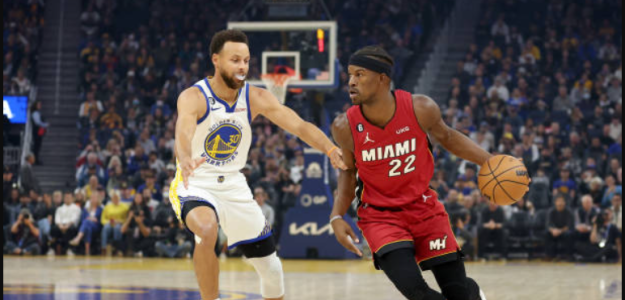 Curry and Butler, possible teammates on the Warriors. Photo: gettyimages