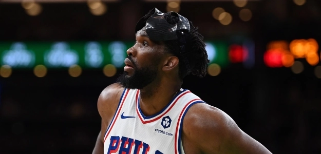 Joel Embiid, star of the Philadelphia 76ers.