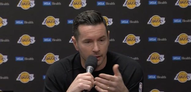 JJ Redick, entrenador de Los Angeles Lakers. 