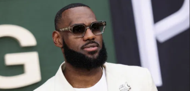 LeBron James, NBA star.