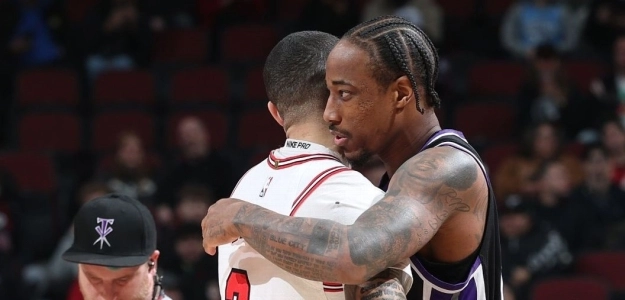 Lonzo Ball y DeMar DeRozan