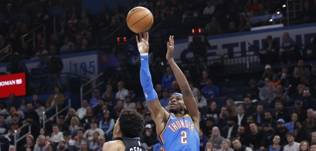 Shai Gilgeous-Alexander, en un partido contra Utah Jazz