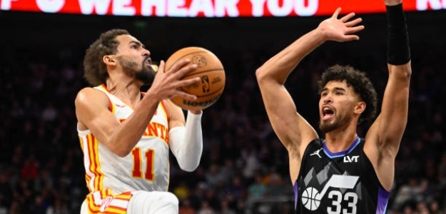 "Trae Young, game-winning basket. Photo: gettyimages"