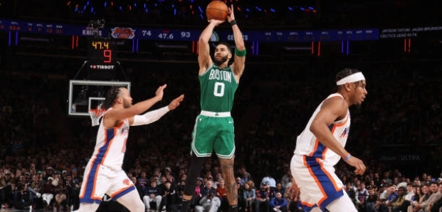 Jayson Tatum, exhibición en el Madison. Foto: gettyimages