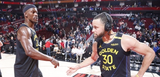 Jimmy Butler and Stephen Curry