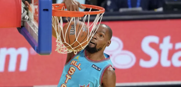 Kevin Durant at the All-Star Weekend 2025.