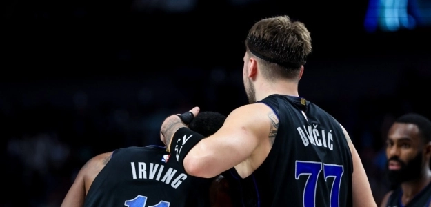 Kyrie Irving and Luka Dončić