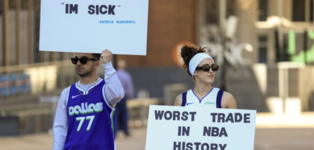 The people of Dallas are with Luka Doncic.