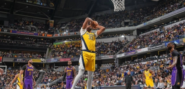 Myles Turner, a priority for the Lakers. Photo: gettyimages.
