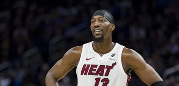 Bam Adebayo, star of the Miami Heat.