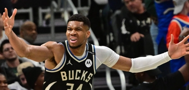 Giannis Antetokounmpo, star of the Milwaukee Bucks.