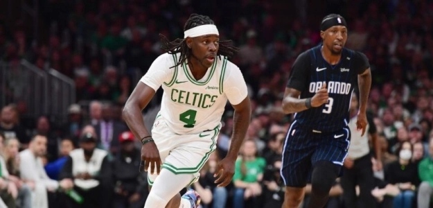 Jrue Holiday, en un partido contra Orlando Magic