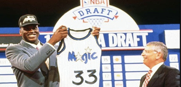 Shaq, elegido el número 1 del Draft de 1992.