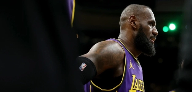 LeBron James, jugador de Los Angeles Lakers.