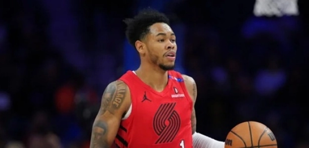 Anfernee Simons, jugador de Boston Celtics.