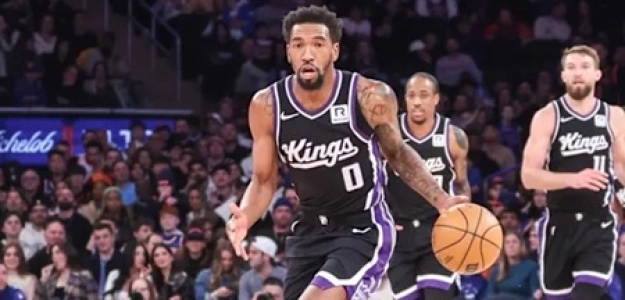 Malik Monk, player for the Sacramento Kings.