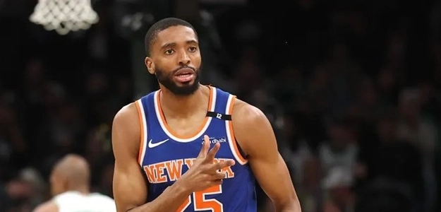 Mikal Bridges, player for the New York Knicks.