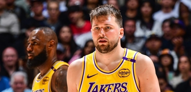LeBron James y Luka Doncic, superestrellas de Los Angeles Lakers