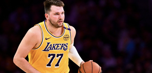 Luka Doncic, star of the Los Angeles Lakers.