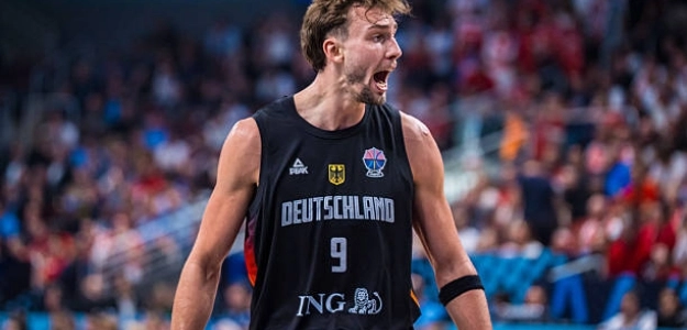 Franz Wagner, en Alemania campeona del Eurobasket 2025. Foto: gettyimages