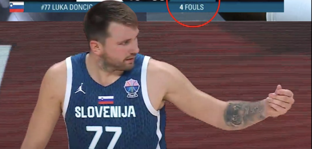 Luka Doncic, robado en Riga en el Eurobasket.