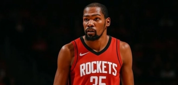 Kevin Durant, new superstar of the Houston Rockets