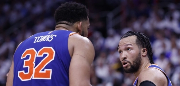 Karl-Anthony Towns y Jalen Brunson, las dos grandes estrellas de New York Knicks