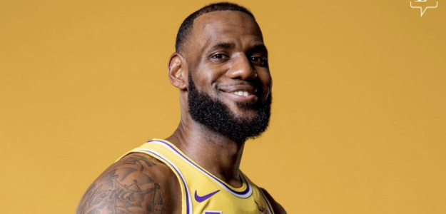 LeBron James, estrella de Los Angeles Lakers. 