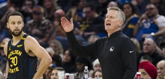 Stephen Curry and Steve Kerr.